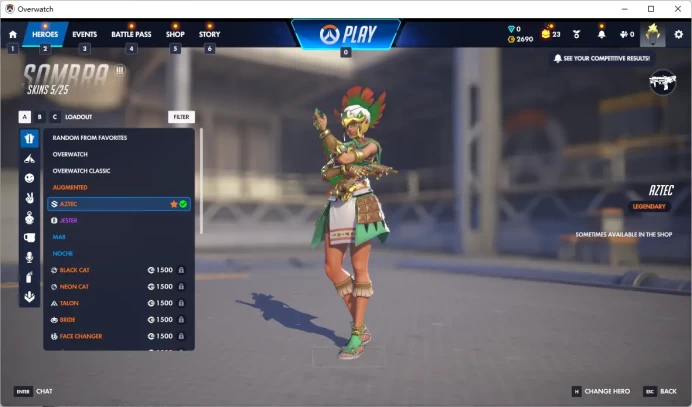 2690 Overwatch Coins /  13000 LEGACY COMPETITIVE POINTS / Full Mail Access / see the picture / Please Read Description / jzjj