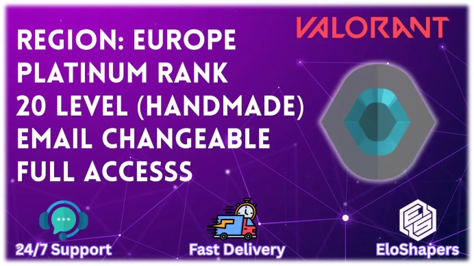  【EUROPE】Ex-Platinum 2 Rank (EP9 ACT1) ◈ Level 31 ◈ Handmade ◈ Email Changeable ◈ Full Access ◈ Instant Delivery #AP68