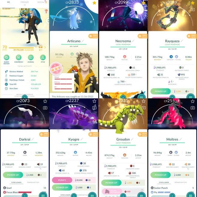 2162 Level 70 Legacy 46. Eternatus SHUNDO x15 (Salamence, Gardevoir, Gallade, Goodra, Machamp, Annihilape, etc.)
