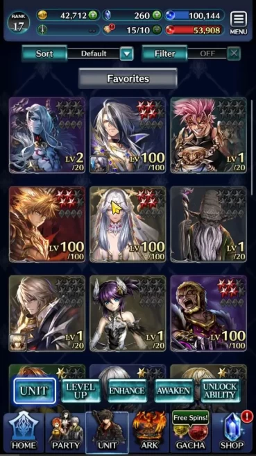 GLOBAL|Rank 17|Top Tier Unit [DL Balezar,Emperor Lonardo,Arkh King O Dragons,POG Zero,DHK Ruuto,G Lilaha,Etc]|Code Only(LC1201)