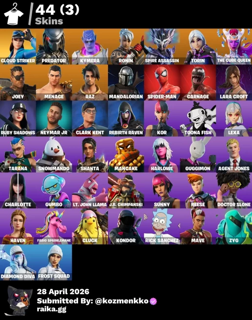 44 SKINS | CLOUD STRIKER 