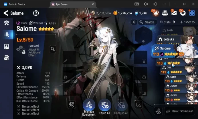 GLOBAL UNVERIF|7 ML(Salome,LOT Scales,Rof Light,Etc)+Setsuka,Etc|AUTO W Hunt|1,7K SStone+2,7K Energy+130K Stigma|Stove(ES4303)