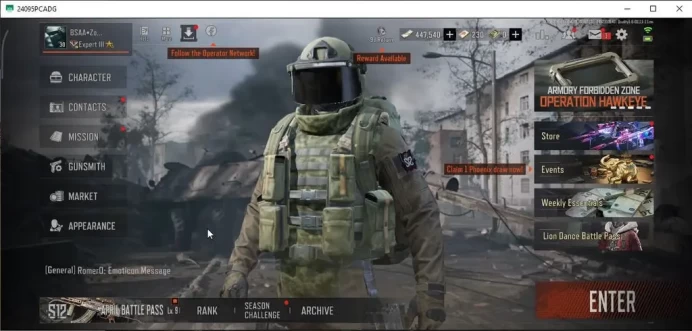 MOBILE Lv30|SV 14,5M|CV 11M|GM AK-12,SS SCAR-L,Ceremonial Mk14,Speed SQB M110,Etc|CN ON|Log Infinite|CheckSS(AB3028)