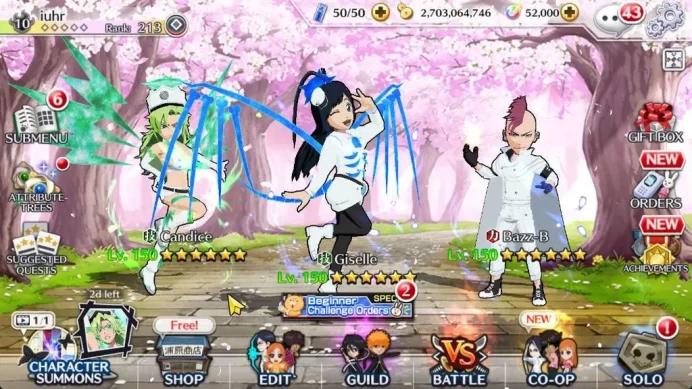 [Global] 52K Orbs|Gisele,Candice TYBW26,Ganju,Uryu TYBW25,Rukia,Ichigo 10th Anniv,Ulquiorra Cres,Etc|7,8K AccTic|KlabID(BBS2592)