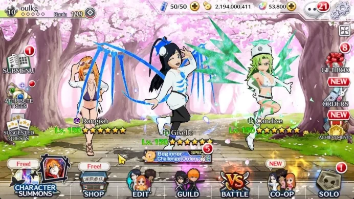 [Global] 53K Orbs|Gisele,Candice TYBW26,Rukia,Ichigo 10th Anniv,Ganju,Uryu TYBW25,Duo Crescent,Etc|6,2K AccTic|Klab ID(BBS2588)