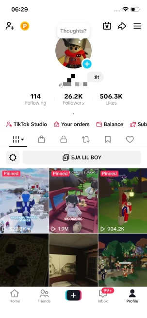 Instanly Delivery/ 26K Real Followers+500K Real Likes/ Tiktok Shop For Creator/ Live Stream/ Full Access