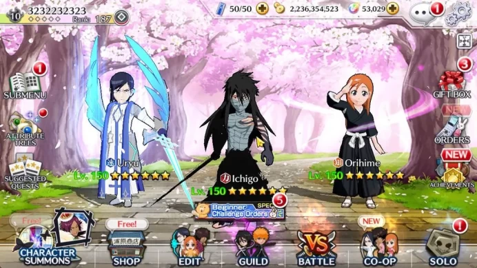 [Global]53K Orbs|TYBW26 (Gisele,Candice),Rukia,Ichigo 10th Anniv,Stark Fierce,Halibel Ulversion,Etc|5,1K AccTic|Klab ID(BBS2578)