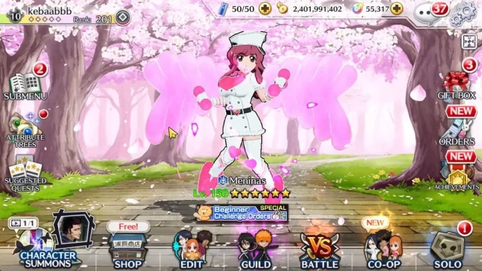 [Global]55K Orbs|TYBW26 (Meninas,Liltoto),Rukia 10th Anniv,Duo Renewd,Duo Crescent,Etc|6,4K AccTic|Klab ID(BBS2577)