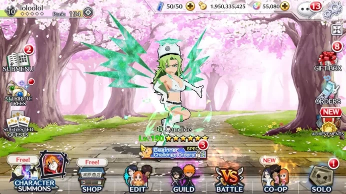 [Global]55K Orbs|TYBW26(Giselle,Candice),Rukia,Ichigo 10th Anniv,(Halibel,Stark)Fierce,Etc|5,7K AccTic|Klab ID(BBS2572)
