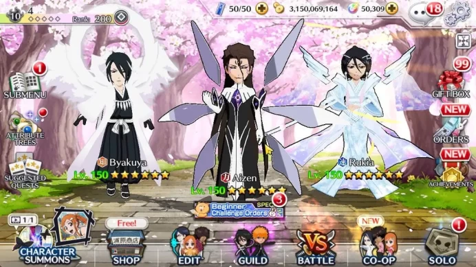 [Global]50K Orbs|TYBW26 (Bambieta,Meninas,Liltoto),Rukia 10th Anniv,(Byakuya,Aizen)Renewd,Etc|6,1K AccTic|Klab ID(BBS2571)