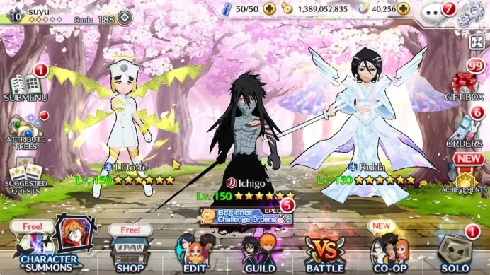 [GLOBAL]40K Orb|LilTotto TYBW26,Rukia 10th Anniv,Sun TYBW25,Byakuya Renewd,Ulquiora,Ichigo Crescent,Etc|4K AcTic|KlabID(BBS2568)