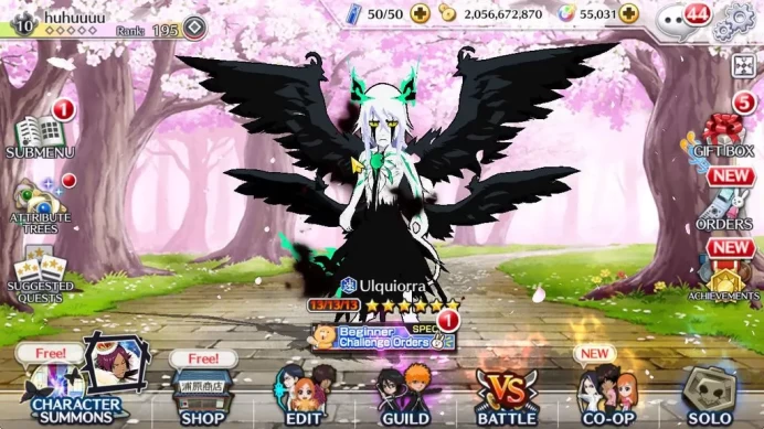 [GLOBAL]55K Orbs|Meninas,LilToto TYBW26,Ichigo 10th Anniv,[Byakuya,Aizen]Renewd,Halibel Fierce,Etc|5,5K AccTic|Klab ID(BBS2566)