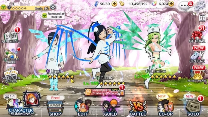 [GLOBAL]6K Orbs+Fresh All Story|GiseleG,Candice TYBW26,Uryu TYBW25,Halibel UnlesVer,Ichigo Renewd,Etc|CE ON|Klab ID(BBS2562)