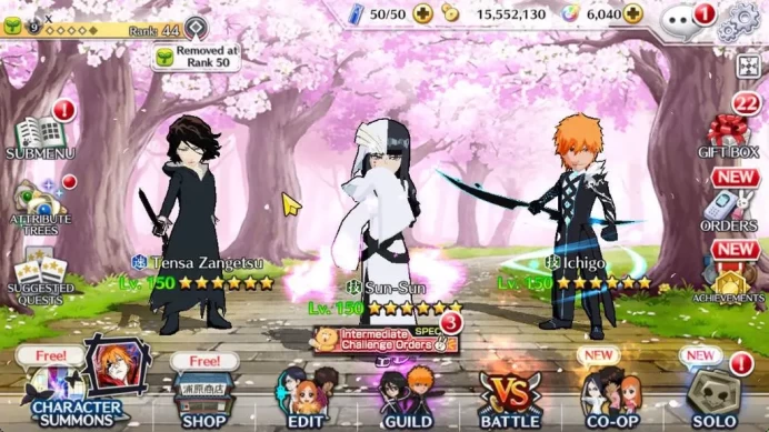 [GLOBAL]6K Orbs+Fresh All Story|Sun-Sun TYBW25,Tetsuzaemon,Tsukishima,Tensa,Ichigo Renewed,Etc|CE ON|Klab ID(BBS2547)
