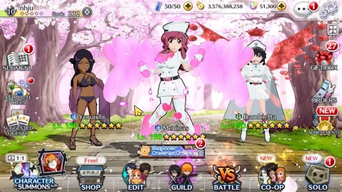 [GLOBAL]51K Orb|TYBW26[Bambietta,Meninas],10th Anniv[Rukia,Ichigo],Renewed[Byakuya,Aizen],Ururu,Etc|9,9K AccTic|KlabID(BBS2545)