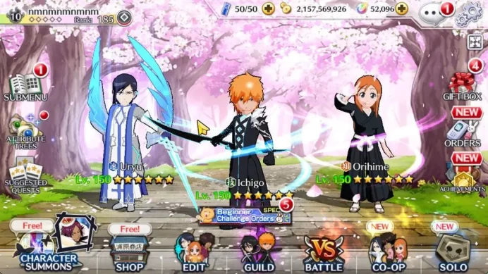 [GLOBAL]52K Orb|TYBW26[Meninas,Liltotto],Rukia 10th Anniv,Renewed[Byakuya,Aizen],Ichigo Crescent,Etc|4,7K AccTic|KlabID(BBS2544)