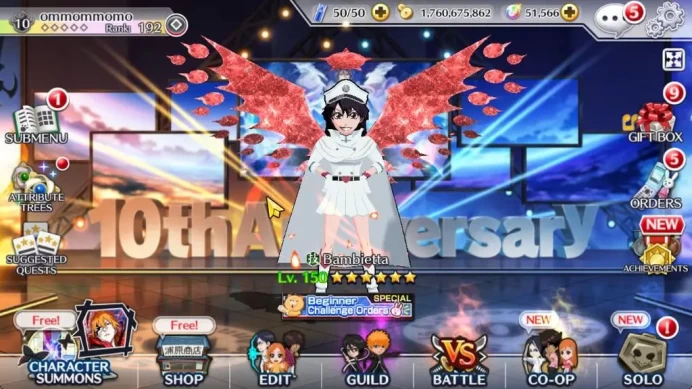 [GLOBAL]51K Orb|TYBW26[Bambietta,Meninas,Liltotto],Ichigo 10th Anniv,Ururu,Kon,Etc|2K PremTic+5,5K AccTic|KlabID(BBS2543)