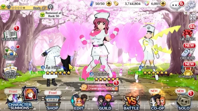 [GLOBAL]6K Orbs+Fresh All Story|TYBW26[Meninas,Liltotto],As Nodt TYBW25,Tetsuzaemon,Tansa,Ichigo Renewed,Etc|Klab ID(BBS2541)