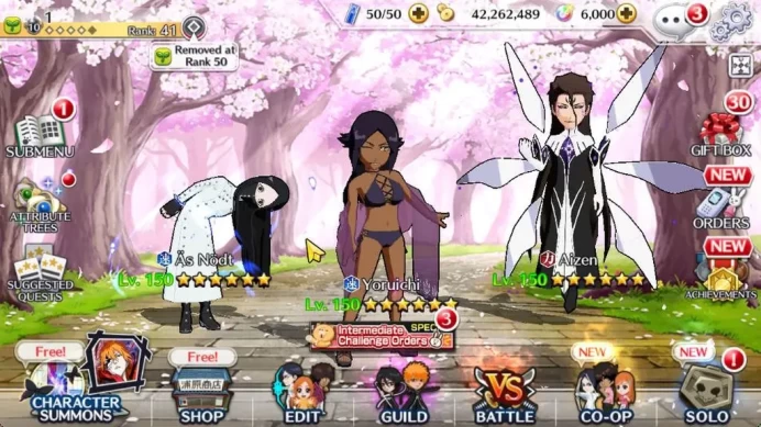 [GLOBAL]6K Orbs+Fresh All Story|Yoruichi 25Swimsuit,Aizen Renewed,TYBW25[As Nodt,Senjumaru],Cang Du TYBW24,Etc|Klab ID(BBS2540)