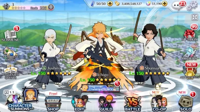 GLOBAL 51K Orb|Ichigo 10Th Aniv,SoulRaper(Shunsui,Jushiro),Aizen Renewd,Ichigo Crescent,Etc|6,7K AccTic|Klab ID|CheckSS(BBS2490)