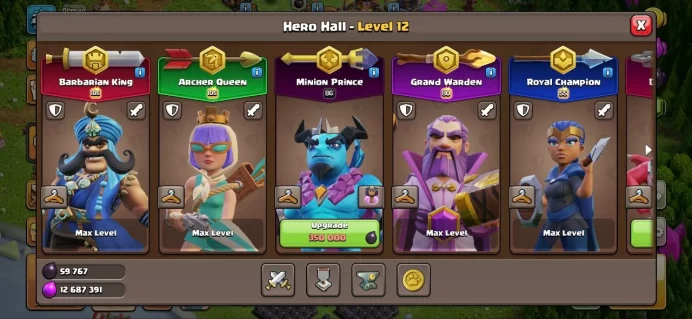 Th 18 full max 4 hero max / Full EPIC HeRO Equipment / 4 hero max / defance max / full safe
