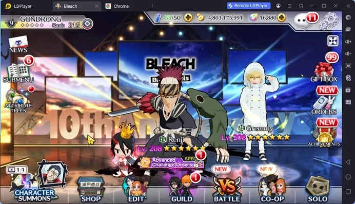 GLOBAL 16K Orb|2 MT(Renji TYBW25,Gremmy 9th) + 13 Char 5/5(Trio TYBW25, Gremmy 9th Anniv,Etc)|Fresh Story|CE ON|SS(BBS1568)
