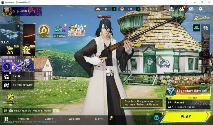 ASIA|Collab BLEACH Byakuya+3 ULTRA [Ethan-Raidmask,VAL,QBZ95]|LMT RPK+6 Legendary|NetEase|Check SS(BLS4056)