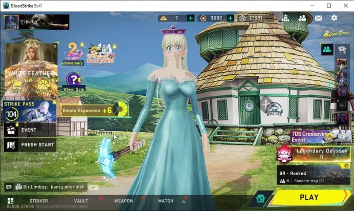 ASIA|Collab 7DS[Elizabeth,AK47]+Byakuya|Melee ULTRA One-Handed Axe|8 ULTRA[VOLT,NOVA,M700,M1887,Etc]|2 Limited|NetEase|(BLS3759)