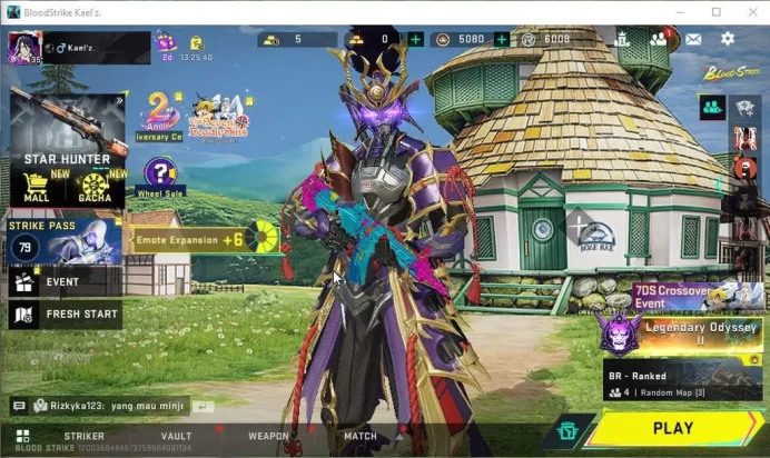 ASIA|ETERNAL[Kar98k-Netherflame Lv2,ZERO-Odashadow]|7 ULTRA[ZERO,RAN,Vector,INP9,M4A1,Etc]|Limited AR97|Katana|NetEase|(BLS3723)