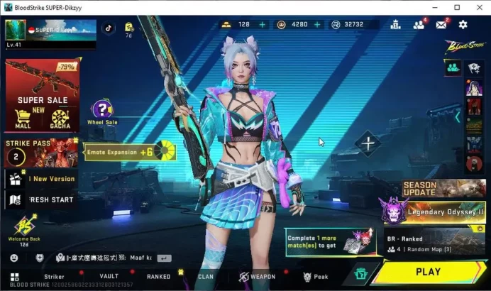 ASIA|ETERNAL RAN-Rave|12 ULTRA[ETHAN,ZERO,S868,KAG-6,Vector,Etc]|Collab BLEACH Byakuya+Limit RPK|20 Legendary|NetEase|(BLS3358)