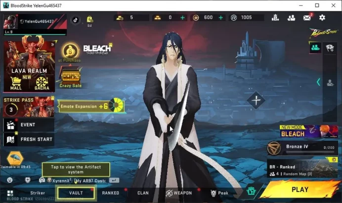 ASIA|Fresh Starter|MELEE Collab BLEACH Zanpakuto - Zangetsu|Collab BLEACH Byakuya Kuchiki|NetEase|Check SS(BLS3146)