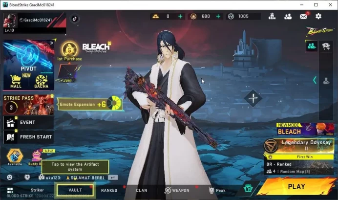 ASIA|Fresh Starter|ETERNAL Kala-Requiem |Collab BLEACH Ethan-Byakuya Kuchiki|NetEase|Check SS(BLS2965)