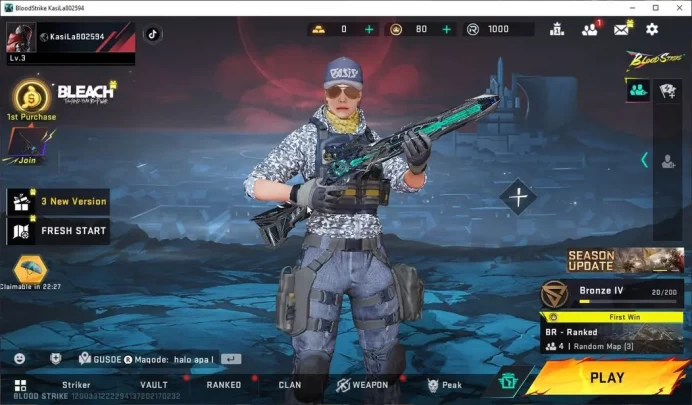 ASIA|1 ETERNAL M1887-NotherFlame | Collab Bleach Byakuya |NetEase|Check SS(BLS2891)