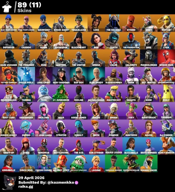 89 SKINS | ROGUE AGENT | ROSE TEAM LEADER 
