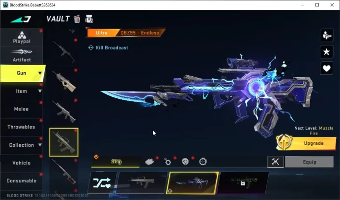 ASIA|ETERNAL MP5-Dominator|5 ULTRA MP5-Annipro,Vector-Flame,QBZ95-Endless,VAL-Holiday,MCX-EVA00|NetEase|Check SS(BLS2632)