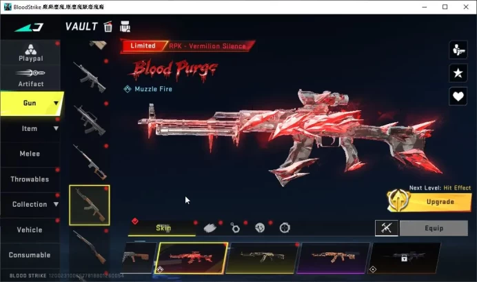 ASIA|2 ETERNAL Vector-Shadowdrake Lv3,MP5-Bloodrift Lv3,Collab EVA KATYA,Etc|Melee Katana|11 ULTRA|NetEase|Check SS(BLS2631)