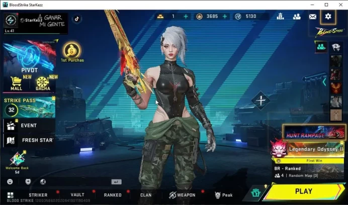 ASIA|2 Eternal ZERO-Odashadow, MP5-BloodriftLv3|Melee Katana|6 Ultra Vector,QBZ95,HANK-Golden,Etc|NetEase|Check SS(BLS2582)