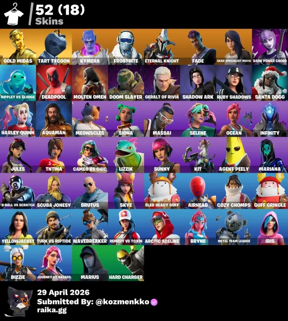 52 SKINS | GOLD MIDAS