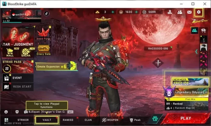 Asia|Eternal Scar-Dominator|2 Ultra Zero-HazeBlaze,Volt-Nightmare|Limit RPK-Vermillion|Many Legend Skin|Netease(BLS2376)