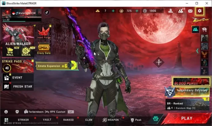 Asia|Eternal QBZ-Whisper|Ultra LightBlade-Dark,UMP-Oni,P90-Phantom,INP-Molten,Etc |Log Netease|Check SS(BLS2339)