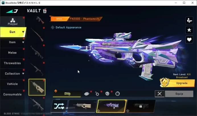 Asia|ETERNAL SCAR-Dominator|Limit RPK-Vermilion|Ultra FN2000 +Collab Eva MCX|Many Legendary|Log Netease|Check SS(BLS2328)