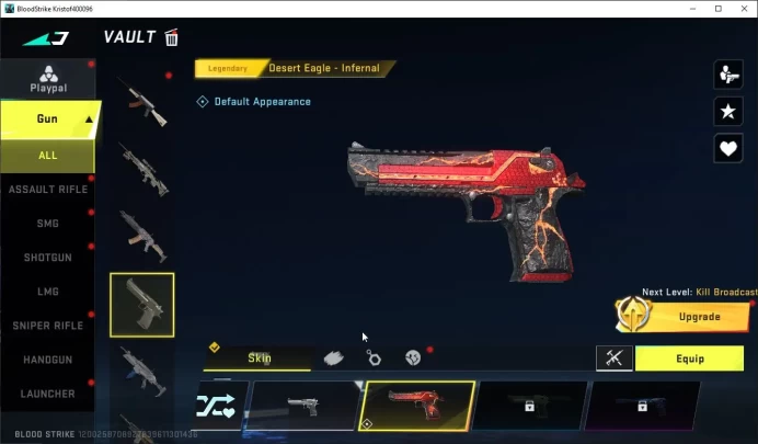 Asia|Fresh Starter|Collab Eva (MCX-Eva00)|Eternal MP5-Dominator|2 Ultra (Galil-Knight,MP7-JT)|+1 Legend|Netease|CheckSS(BLS2128)
