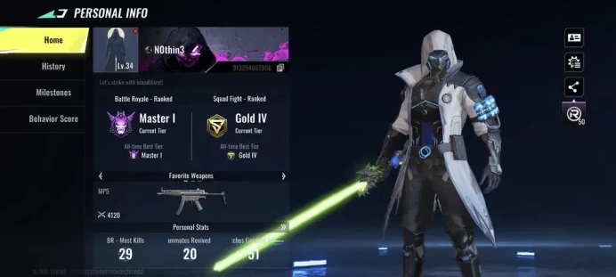 Asia|Ultra Lightblade-Limbo Max,FN2000-Limbo Lv3,kraken-ALoy Mecha, Hank-Cowboy,MP5-Turbocharge,etc|Log Code|Check SS (BLS918)