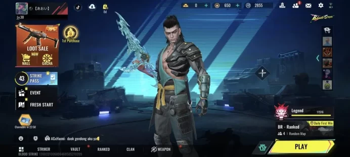 Asia|starter (Eternal Uzi-Stra Chaser) Vector Ruins,M4A1-Venom,INP9-Haunted,MCX-Gory,etc |Log Code|Check SS (BLS916)