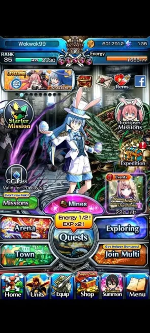 Global|Rank 35|3 Ascend+2 TW| Diablo TW,RR Rimuru TW,Selia SW |Lpot 39|Check SS (GS2486)