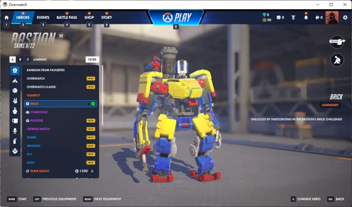 BRICK / 3 Gold Weapons / Full Mail Access / see the picture / Please Read Description / DougV
