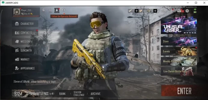 MOBILE Lv30|SV 24,7M|CV 24M|SS AKM,GM AK-12,Forest MP5,Abomi.Vector 9,Speed SQB M110,Etc|CN ON|Log Infinite|Check SS(AB3031)