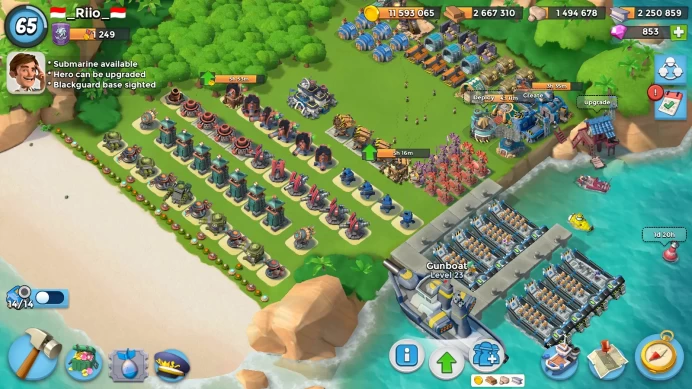 BOOM22: LV65 - VP 1249 I Sculptor Lv10(12/12) - Amory 24 - GUNBOAT 23 - HQ25