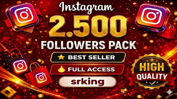 2,500 Followers Account / High-Quality & Full Access