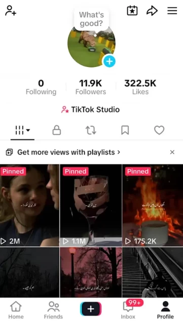 Instanly Delivery/ Monetized 11K Followers+322K Likes Account/ Creator Rewards Program Activated/ Full Access